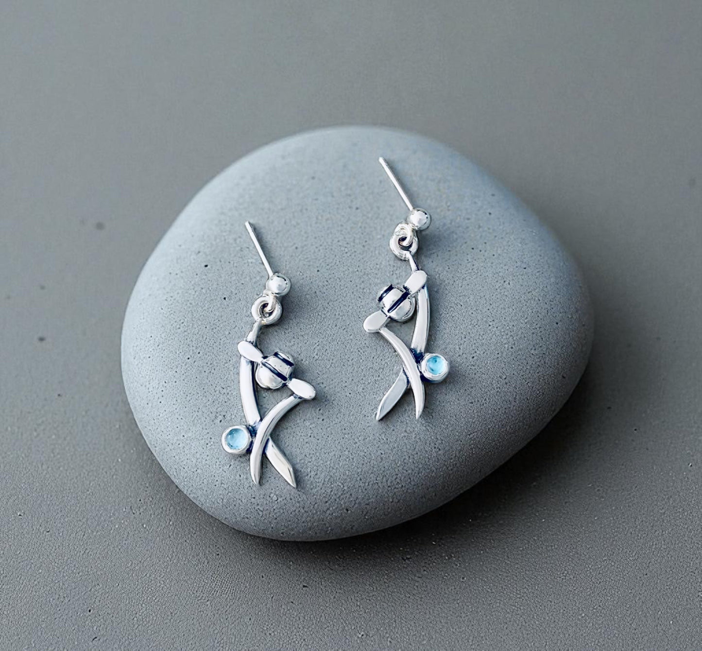 Beach Grass Drop Earrings