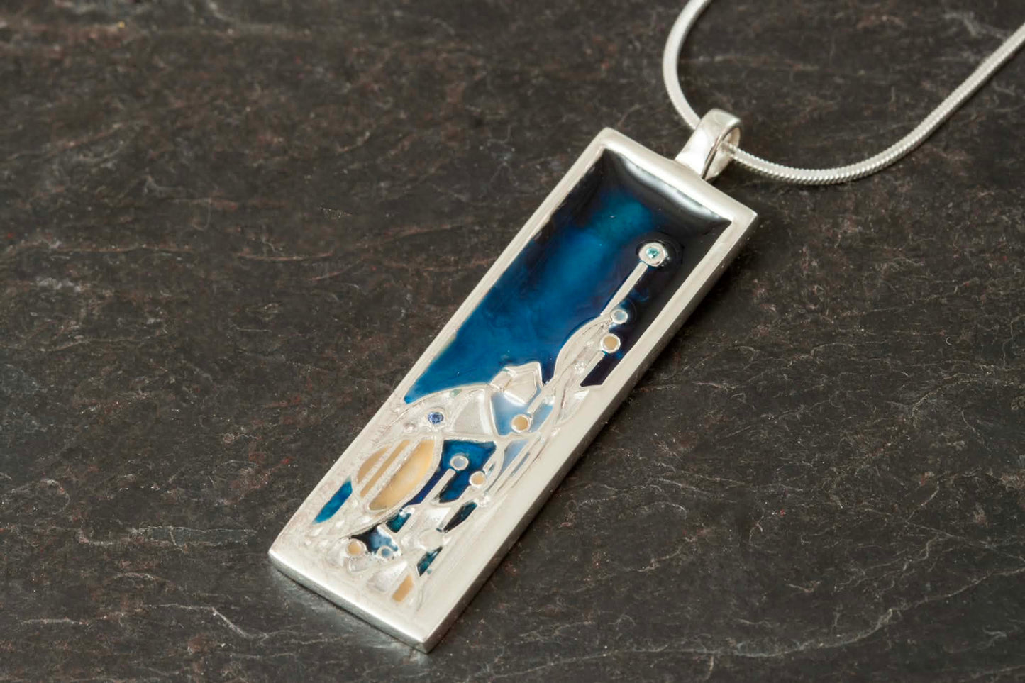 Shetland by Night Large Pendant