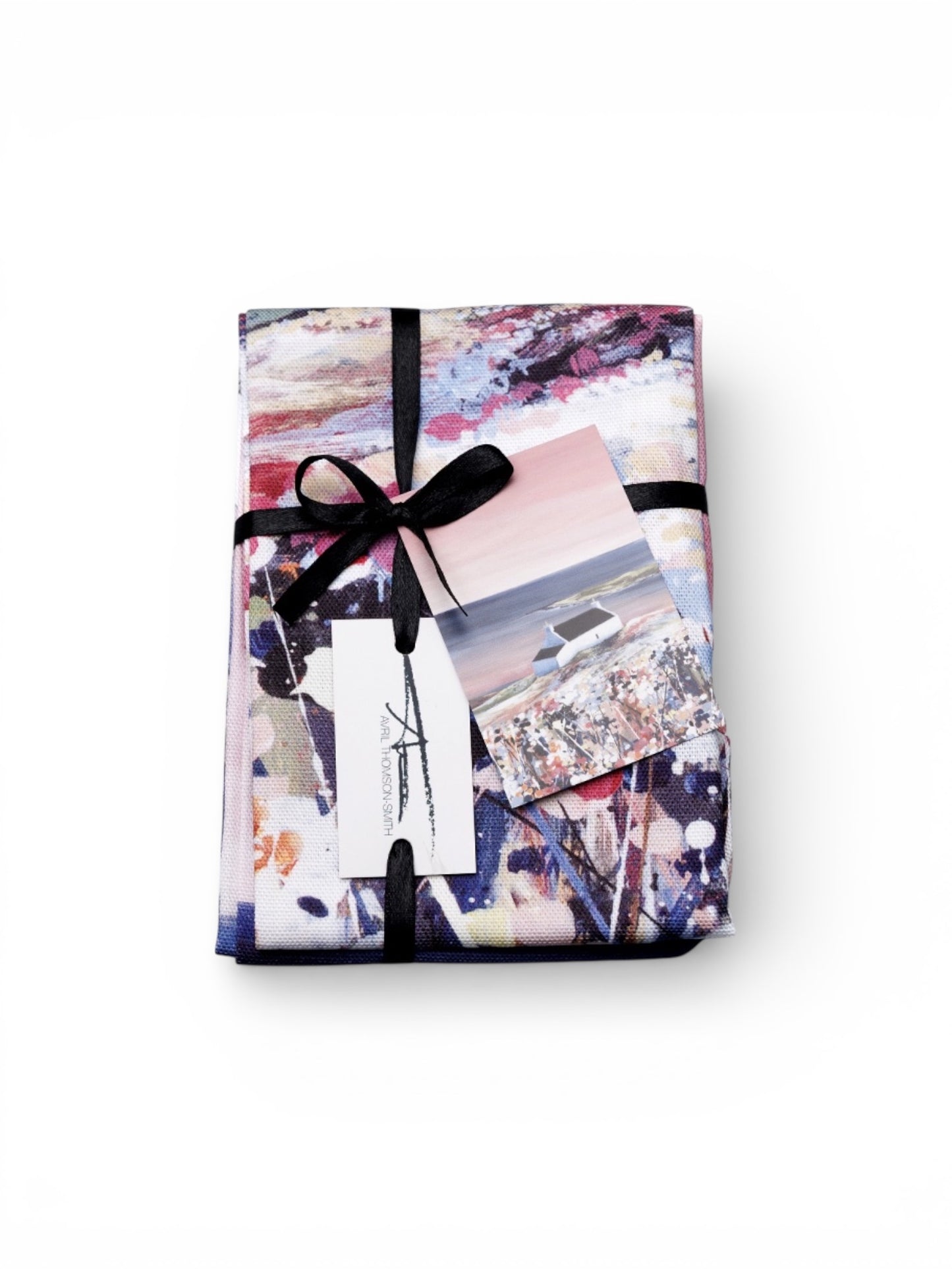 Sunrise over Fladdabister Tea Towel