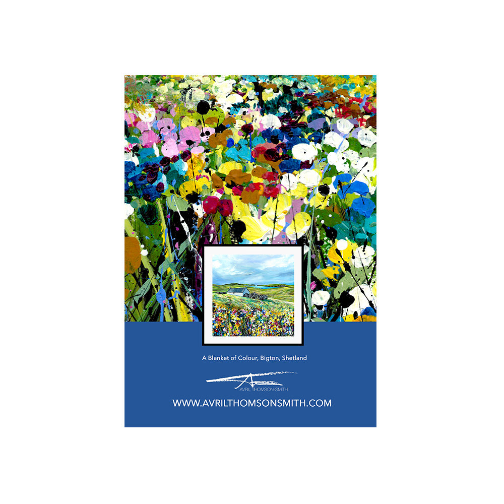 A blanket of colour A6 notebook