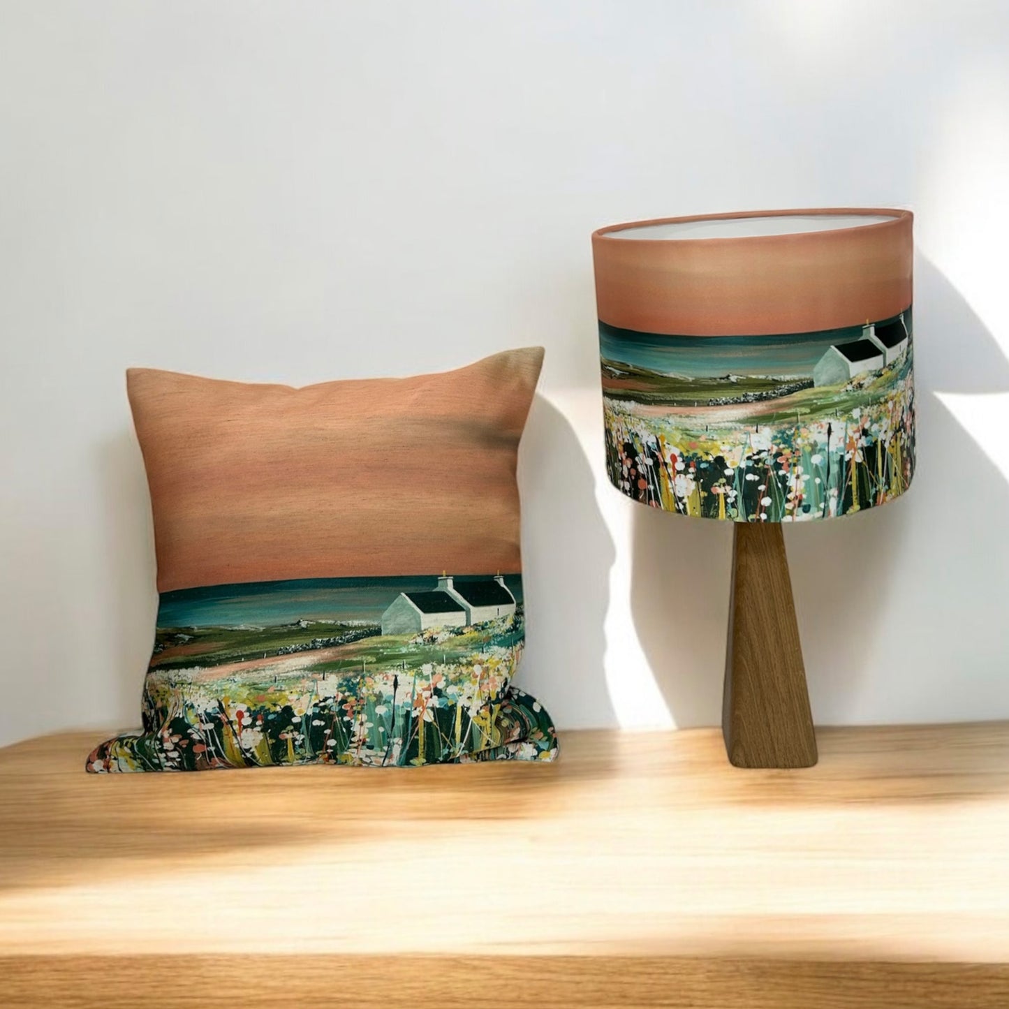 Nightfall at Levenwick Lampshade