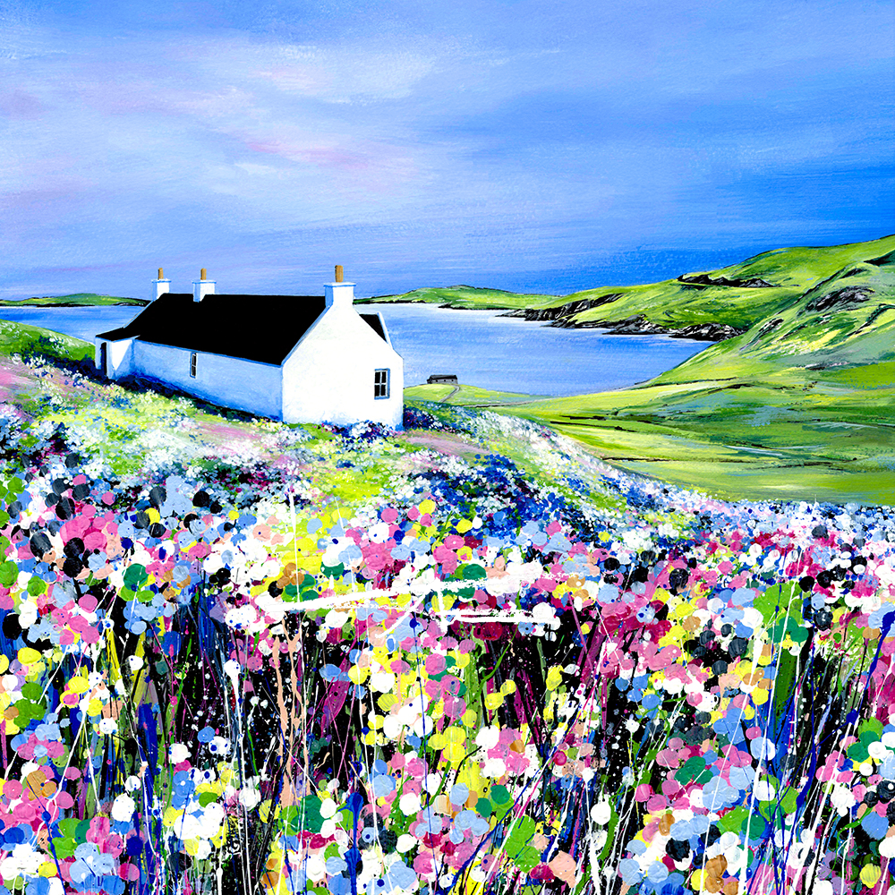 High on the hill (Cunningsburgh)