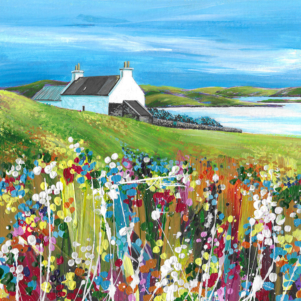 12" Mounted Print - Wastside View