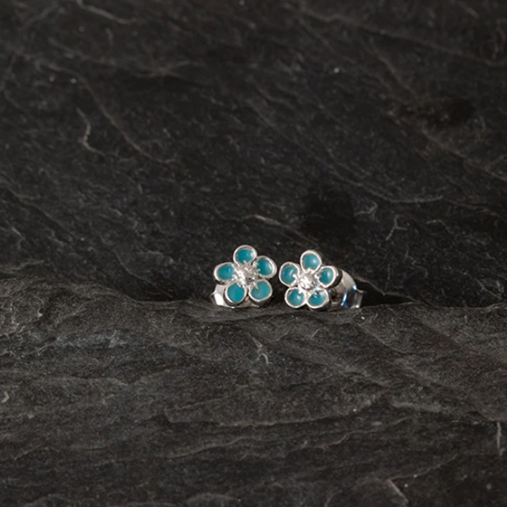 Mini Forget Me Not Studs