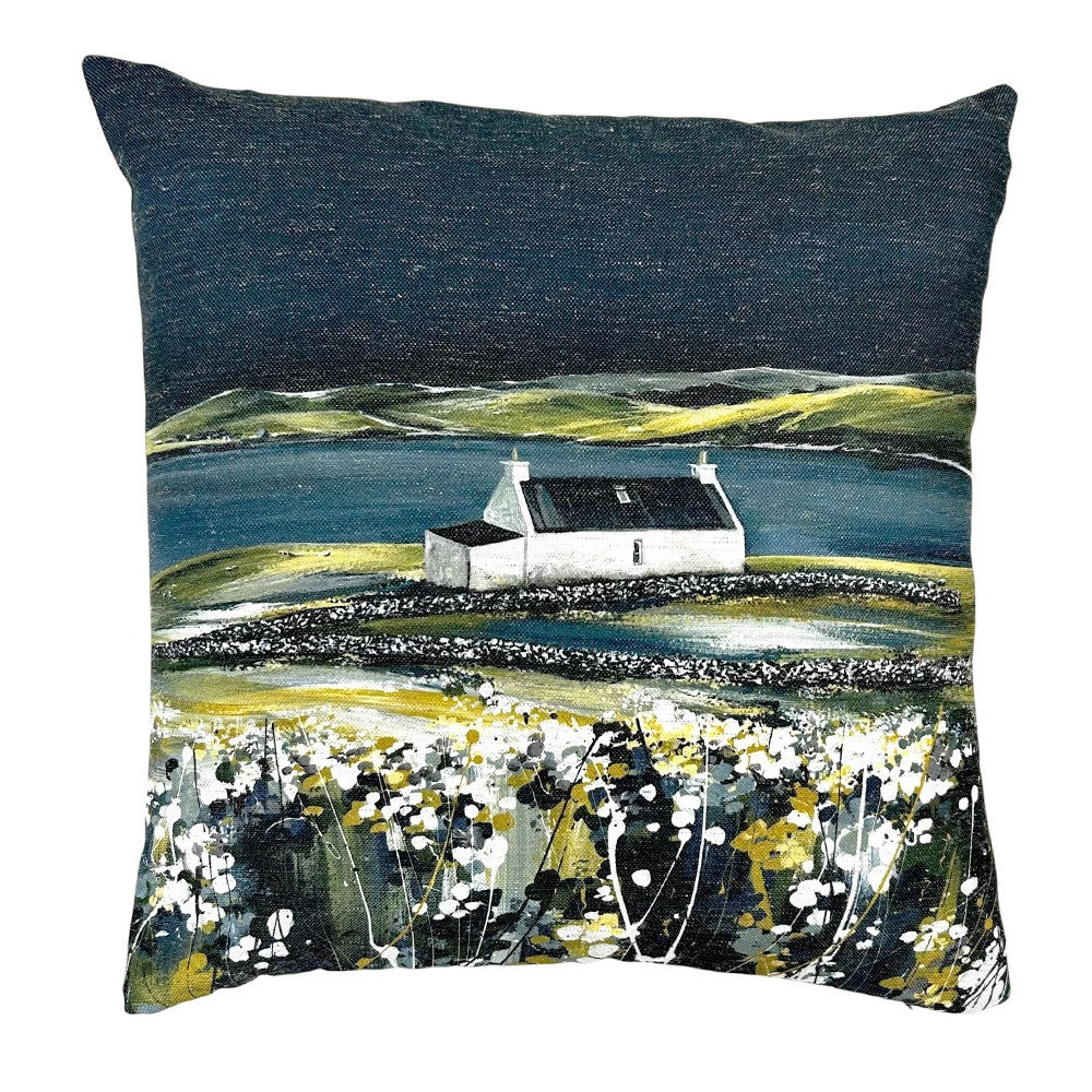Papa Stour by Night Cushion