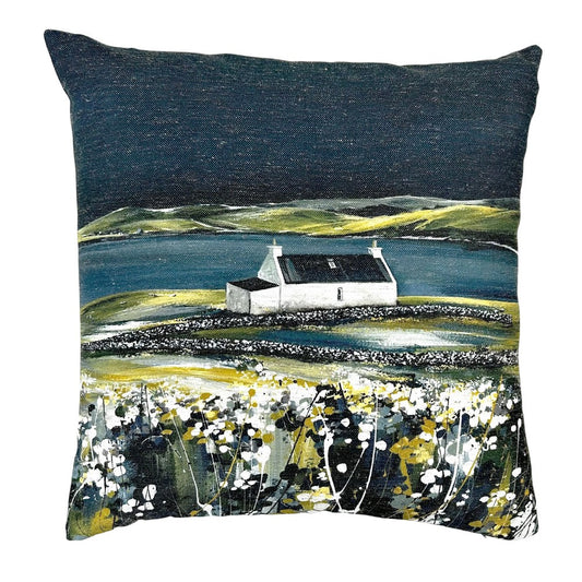 Papa Stour by Night Cushion