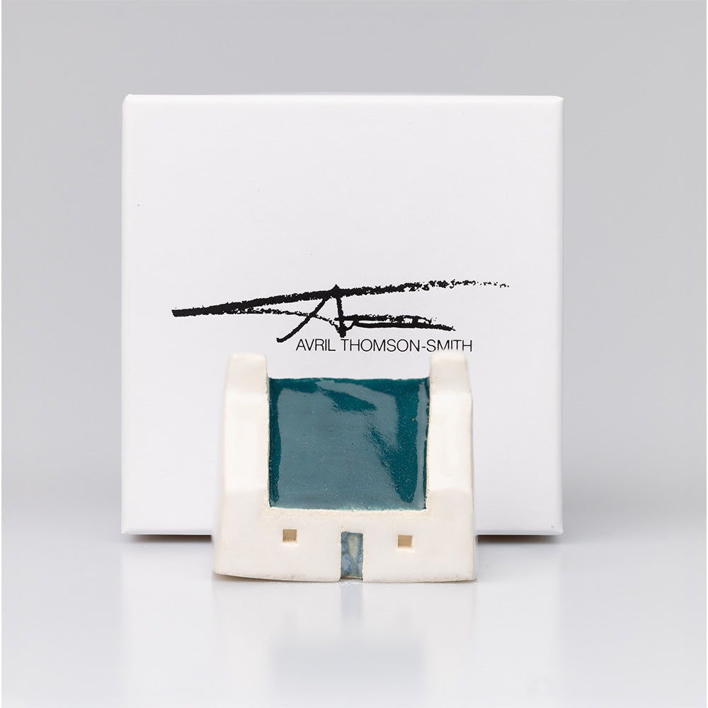 Ceramic Croft House - Teal