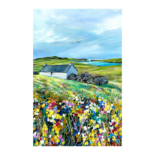 A Blanket of Colour Tea Towel