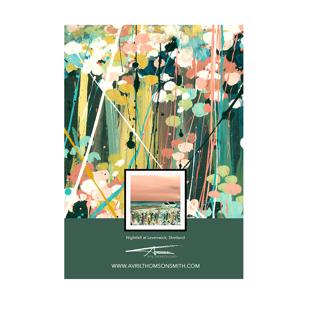 Nightfall at Levenwick A5 Notebook