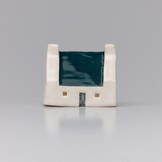 Ceramic Croft House - Teal