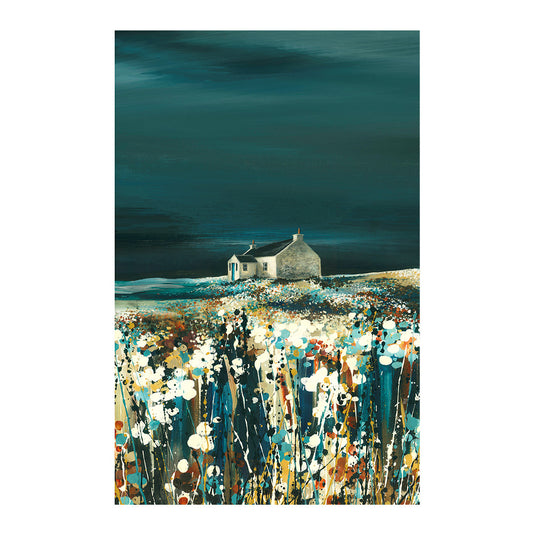 Whalsay by Night Tea Towel