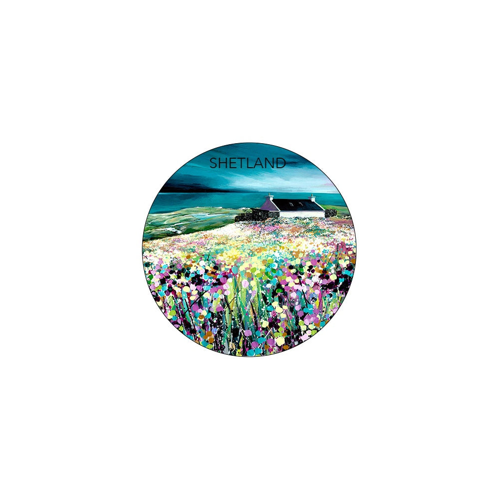 A field of flowers magnet