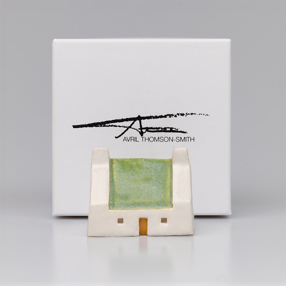 Ceramic Croft House - Light Green