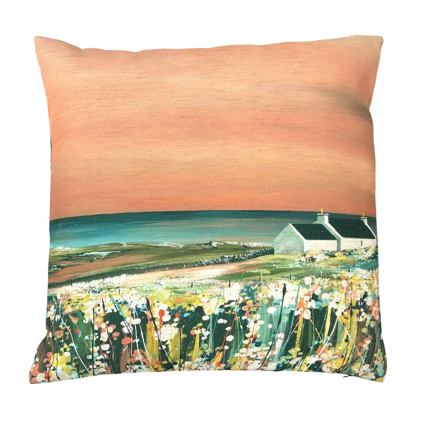 Nightfall at Levenwick cushion