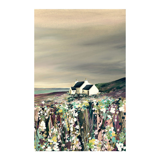 Autumn Rain Tea Towel