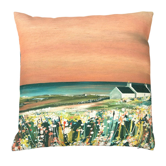 Nightfall at Levenwick cushion
