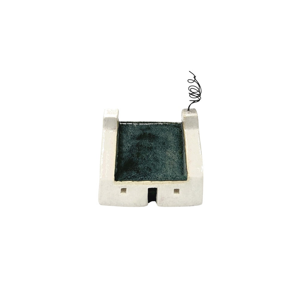 Ceramic Croft House with Smoke
