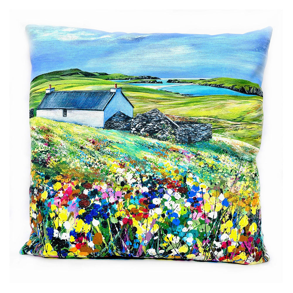 A Blanket of Flowers Cushion