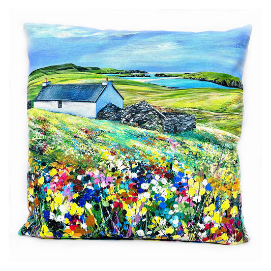 A Blanket of Flowers Cushion