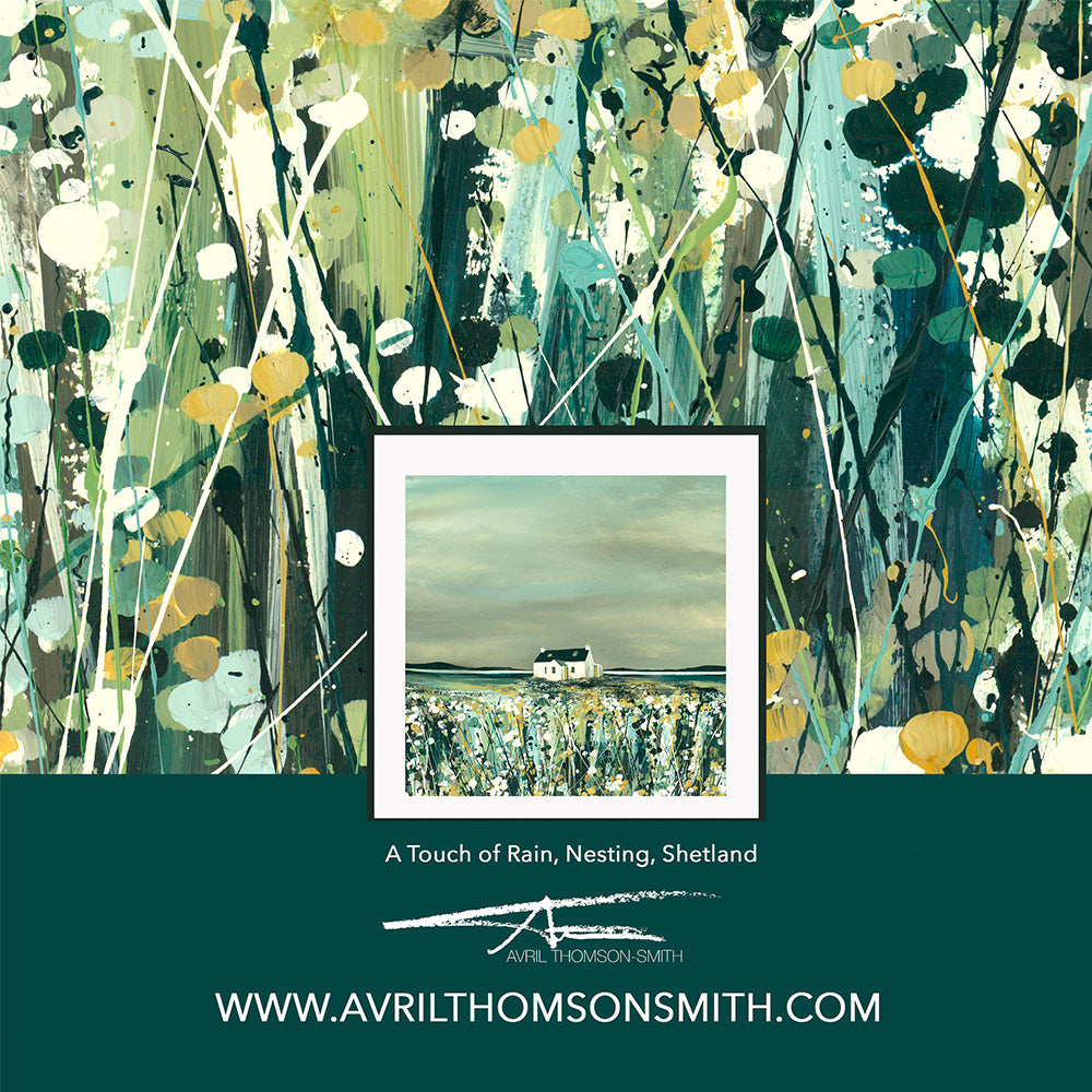 A touch of rain card