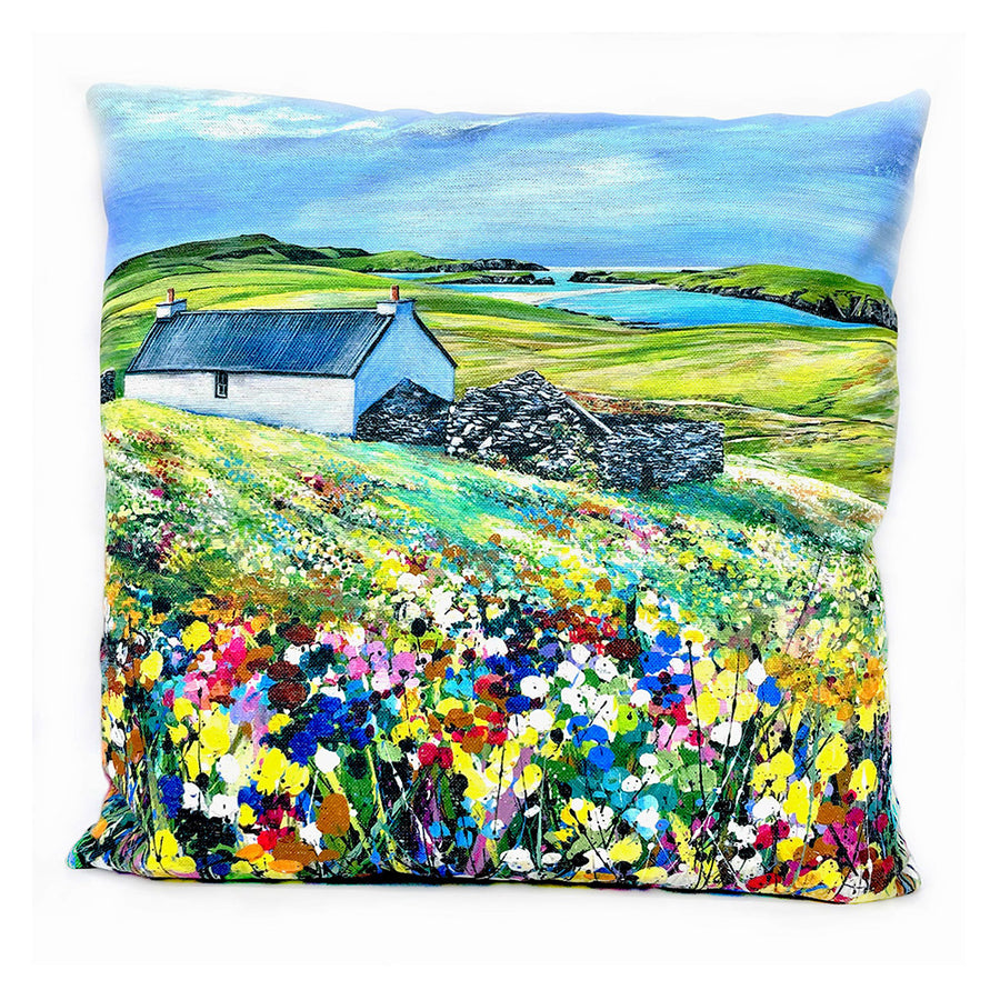 A Blanket of Colour Cushion