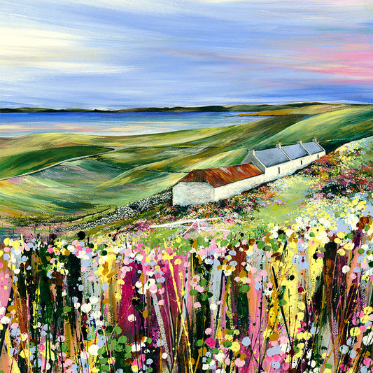12" Mounted Print - Colours of Spring - Yell
