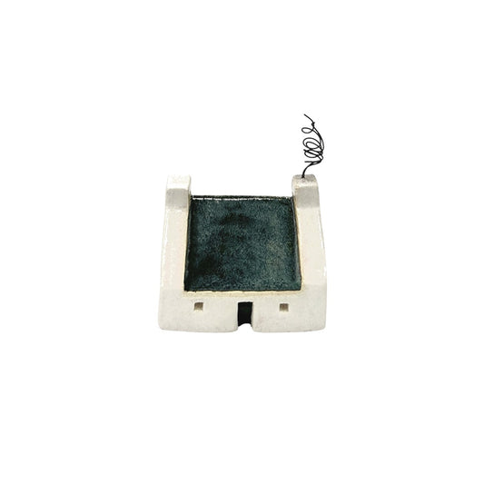 Ceramic Croft House with Smoke