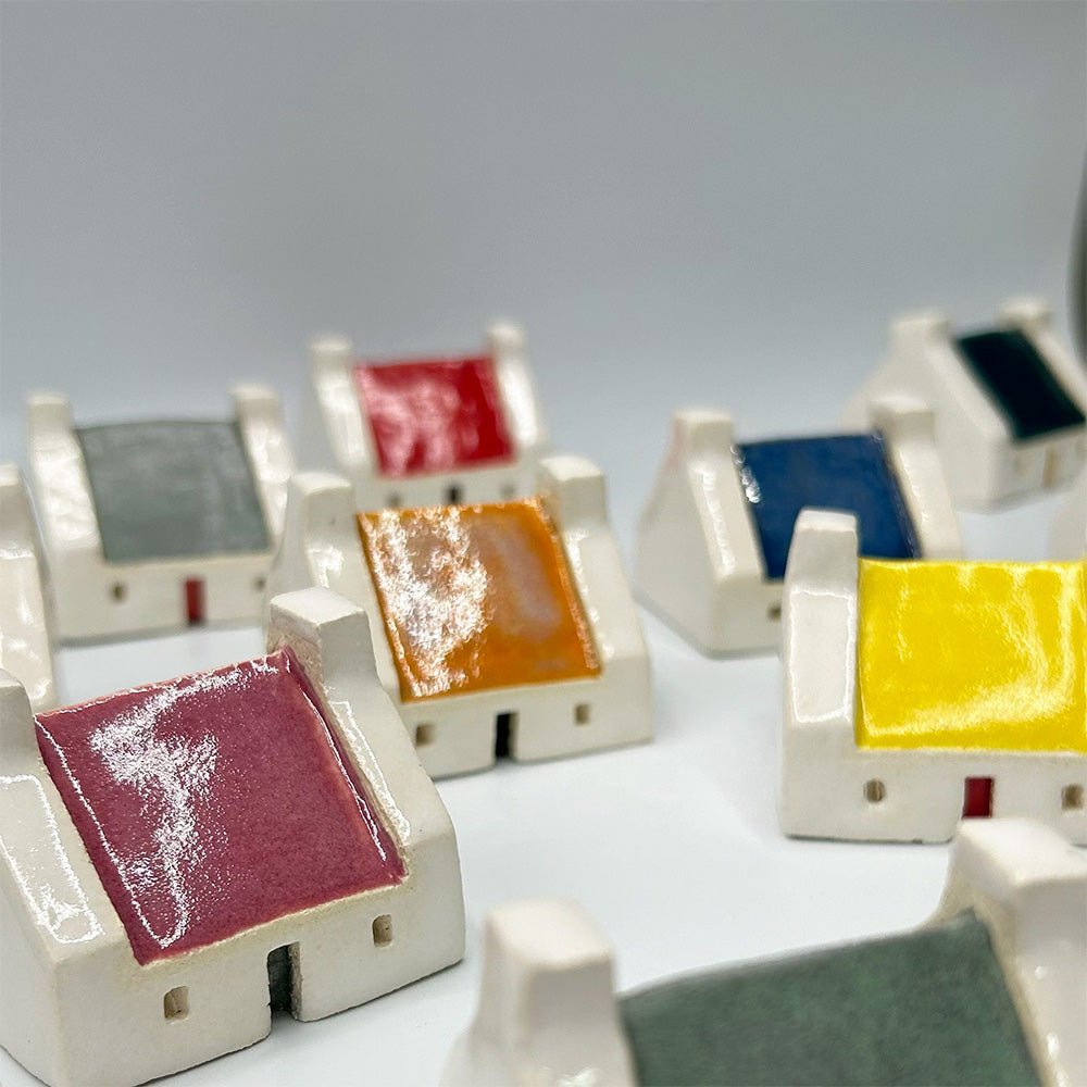 Ceramic Croft House - Teal