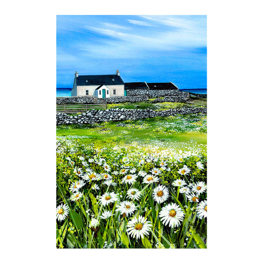 A Field of Daisies Tea Towel