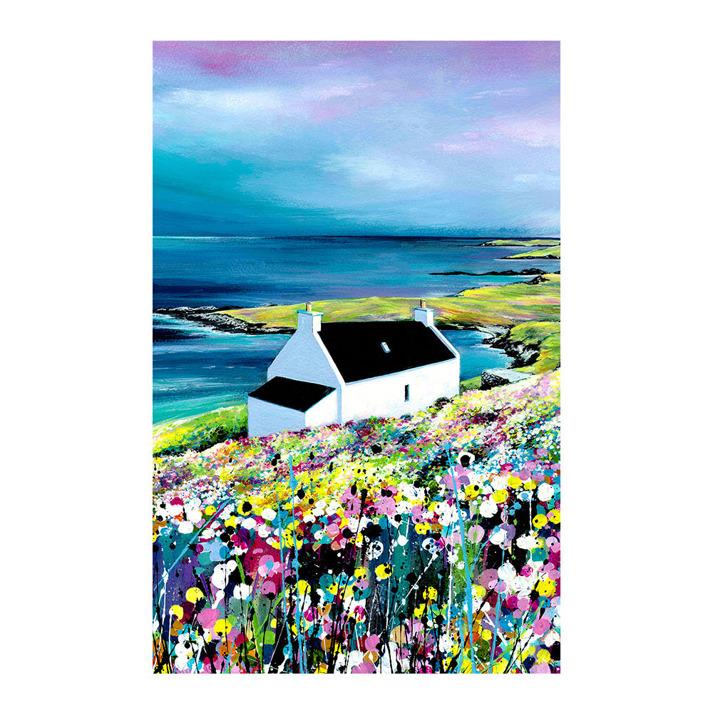 Summer Rain Tea Towel