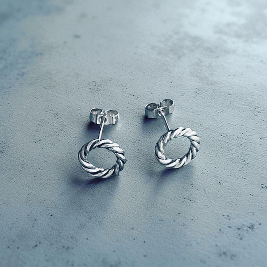 Anchors Haven Coil Rope Earrings