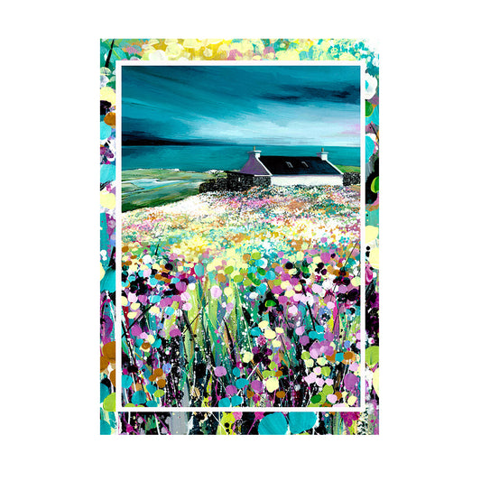 A field of flowers A5 notebook