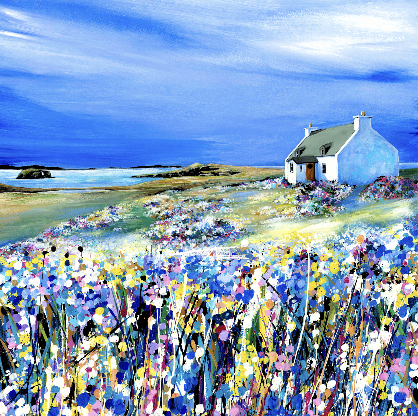 Meadows of blue (Eshaness)