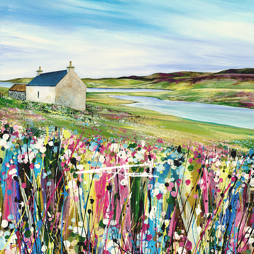 12" Framed (White) Loch View - Aith