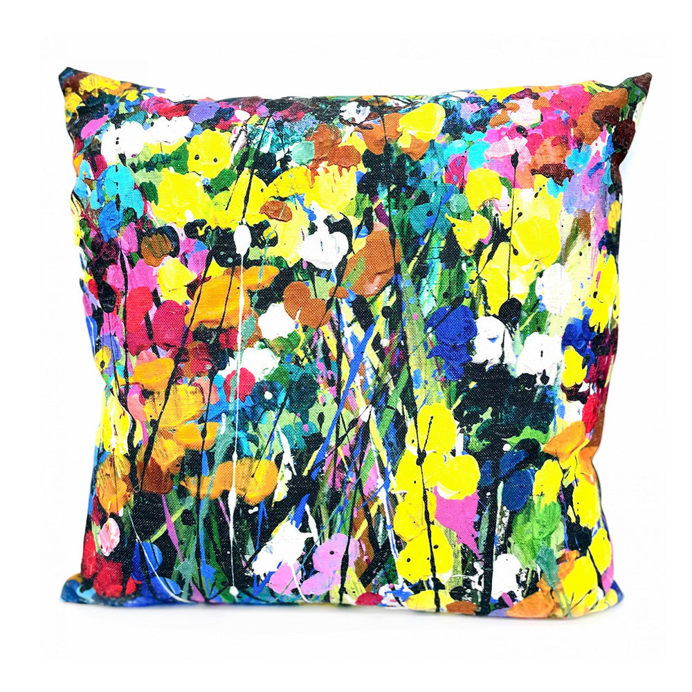 A Blanket of Colour Cushion