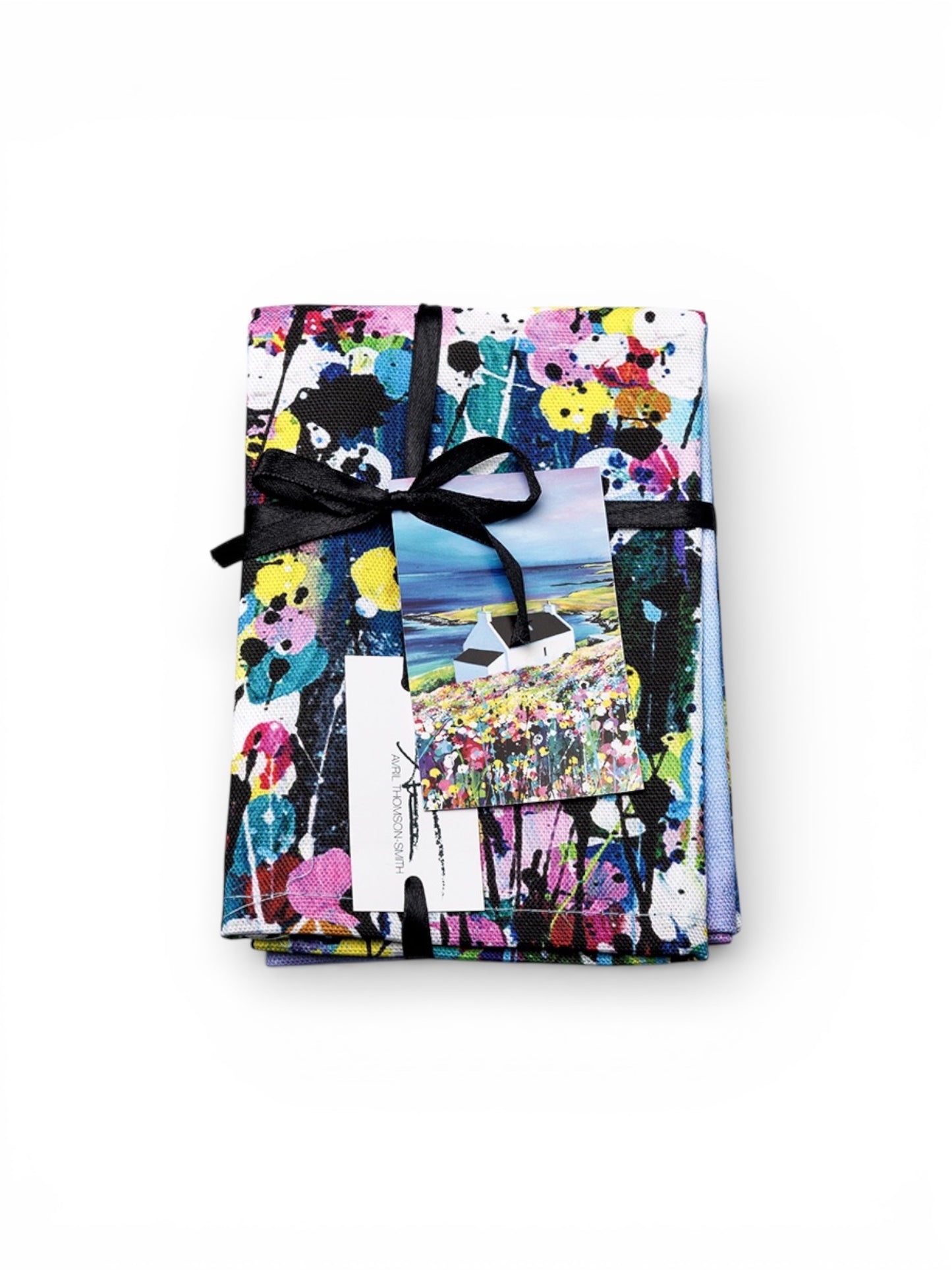 Summer Rain Tea Towel