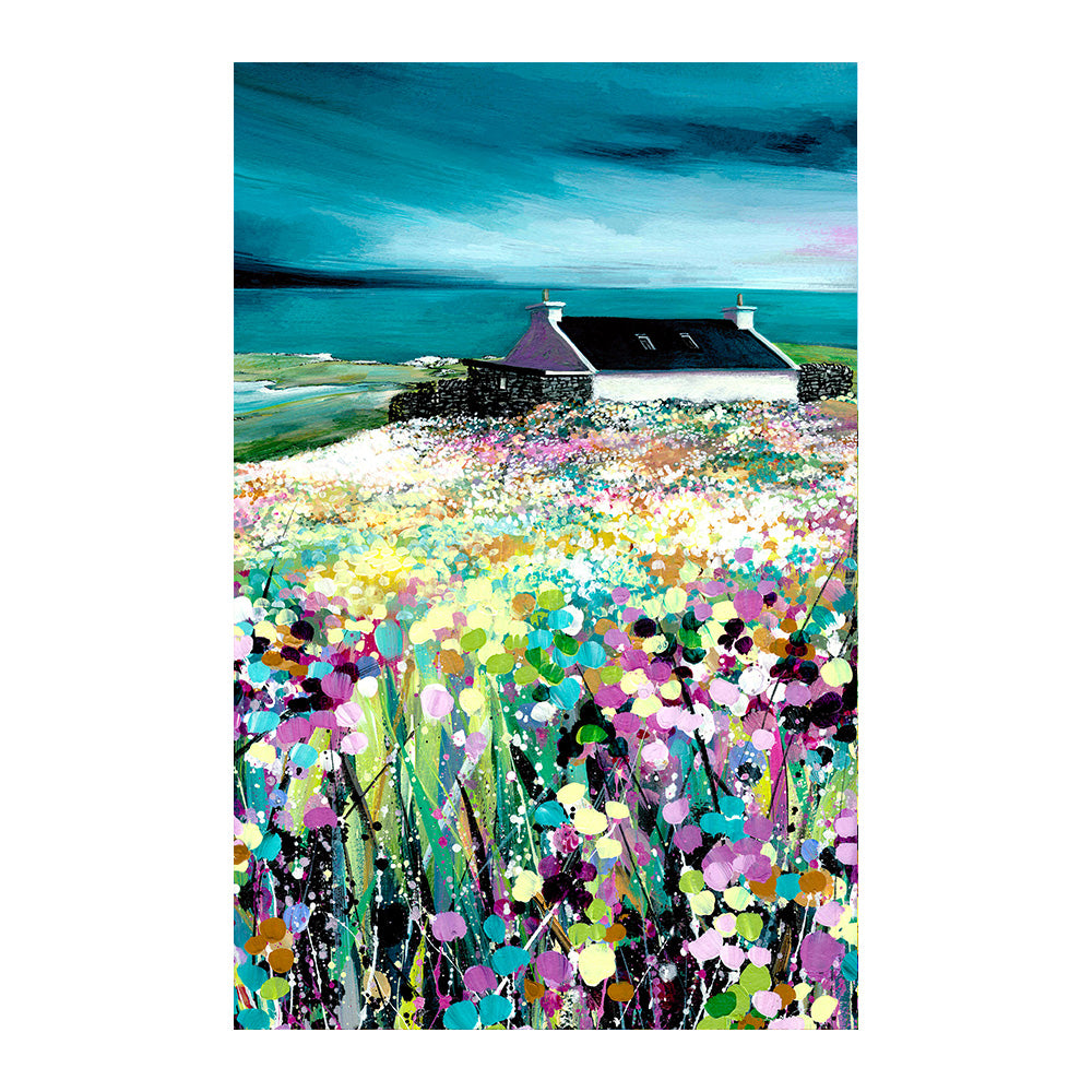 A Field of Flowers Tea Towel
