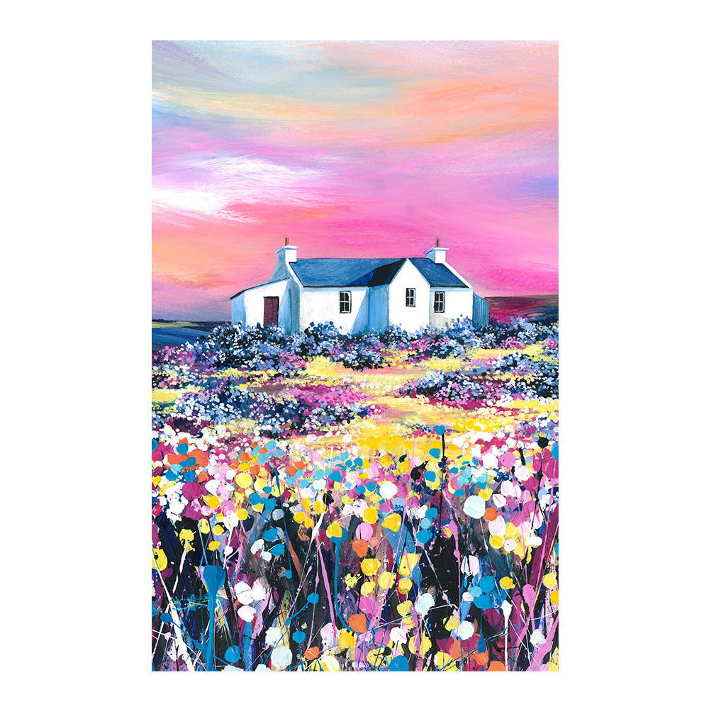 Summers Night Tea Towel