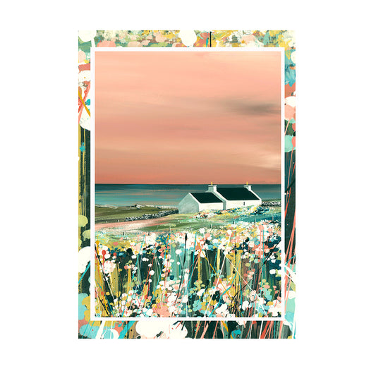 Nightfall at Levenwick A5 Notebook