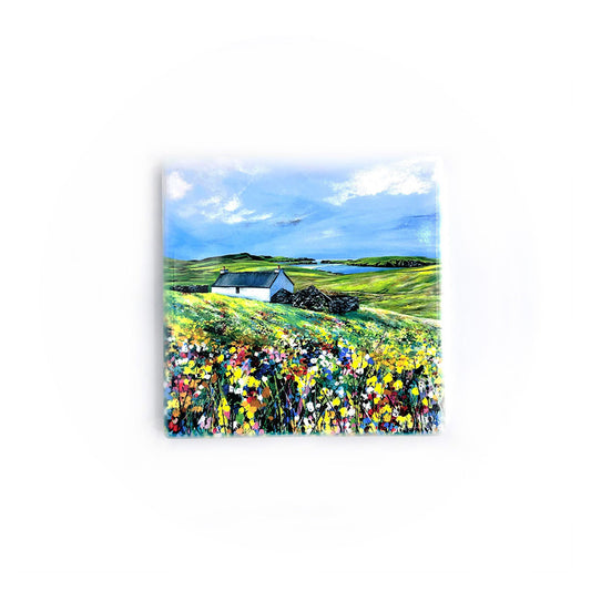 A Blanket of Colour Coaster