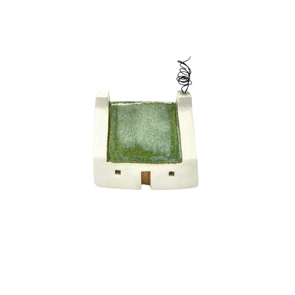 Ceramic Croft House with Smoke